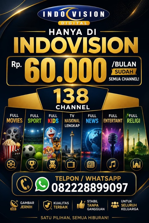 paket indovision 2026